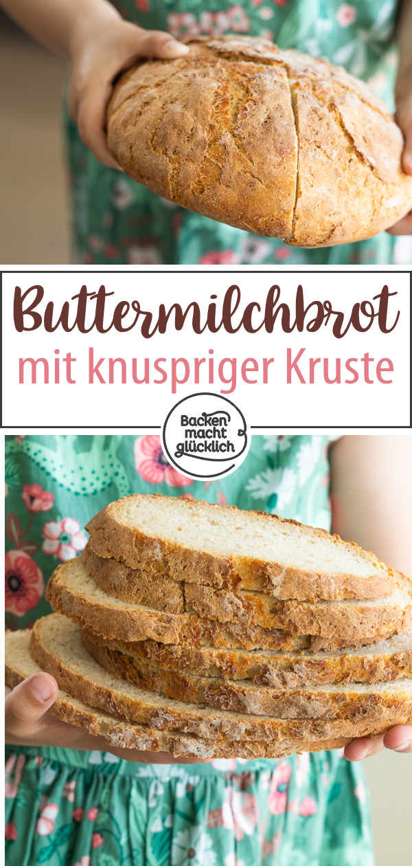 Das beste Rezept für Buttermilchbrot mit Hefe: einfach & schnell. Dieses saftige Brot mit Buttermilch müsst ihr testen!