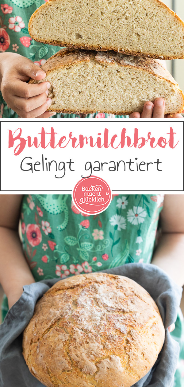 Das beste Rezept für Buttermilchbrot mit Hefe: einfach & schnell. Dieses saftige Brot mit Buttermilch müsst ihr testen!