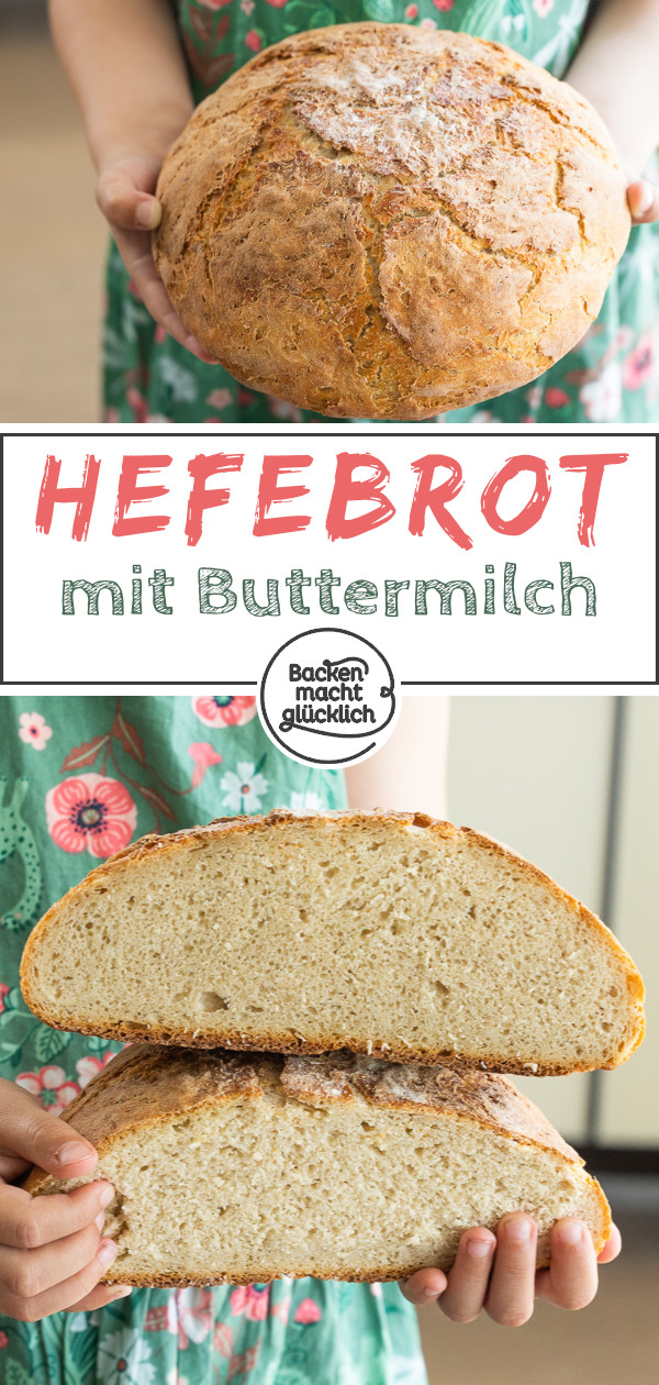 Das beste Rezept für Buttermilchbrot mit Hefe: einfach & schnell. Dieses saftige Brot mit Buttermilch müsst ihr testen!