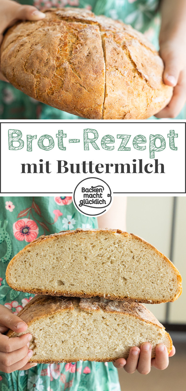 Das beste Rezept für Buttermilchbrot mit Hefe: einfach & schnell. Dieses saftige Brot mit Buttermilch müsst ihr testen!