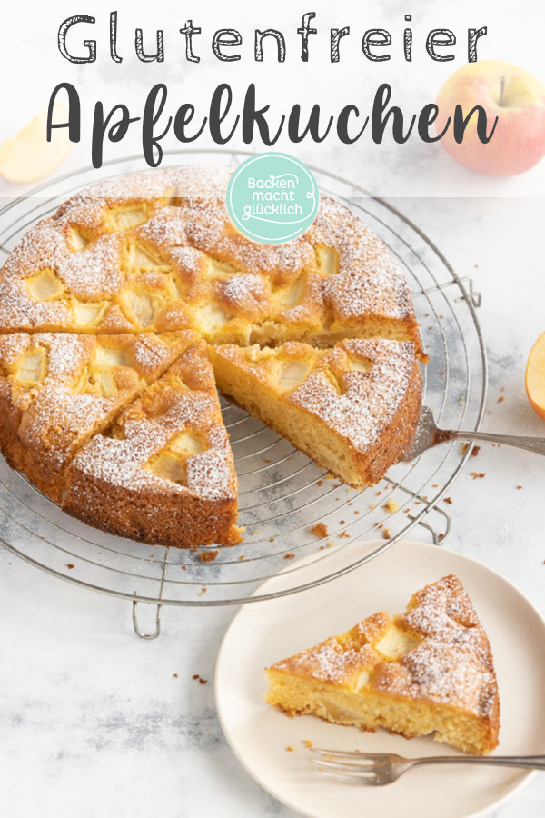 Dieser glutenfreie Apfelkuchen ohne Mehl schmeckt wie der Klassiker: super saftig & einfach gemacht ► Gleich nachbacken!