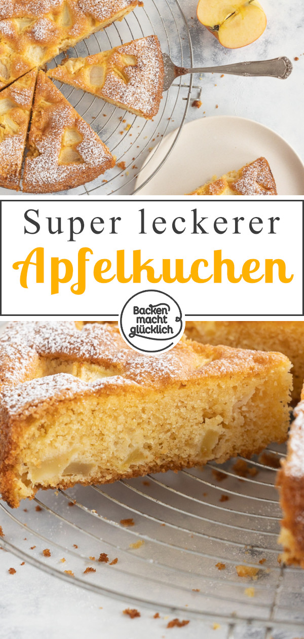 Dieser glutenfreie Apfelkuchen ohne Mehl schmeckt wie der Klassiker: super saftig & einfach gemacht ► Gleich nachbacken!