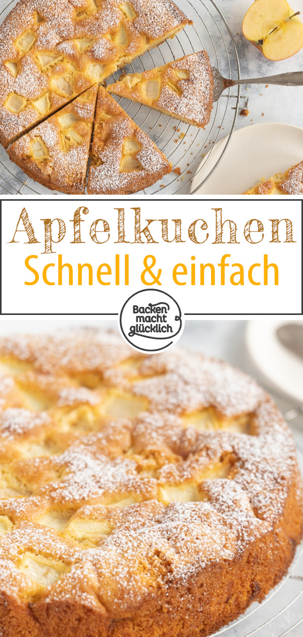 Dieser glutenfreie Apfelkuchen ohne Mehl schmeckt wie der Klassiker: super saftig & einfach gemacht ► Gleich nachbacken!