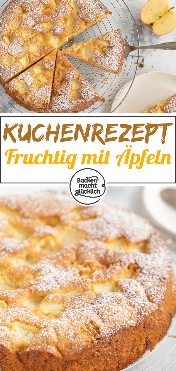 Dieser glutenfreie Apfelkuchen ohne Mehl schmeckt wie der Klassiker: super saftig & einfach gemacht ► Gleich nachbacken!