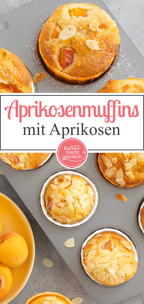 Einfach, schnell, saftig, lecker: Dieses Aprikosen-Muffins sind ein echter Sommerhit! Am besten gleich testen ♥