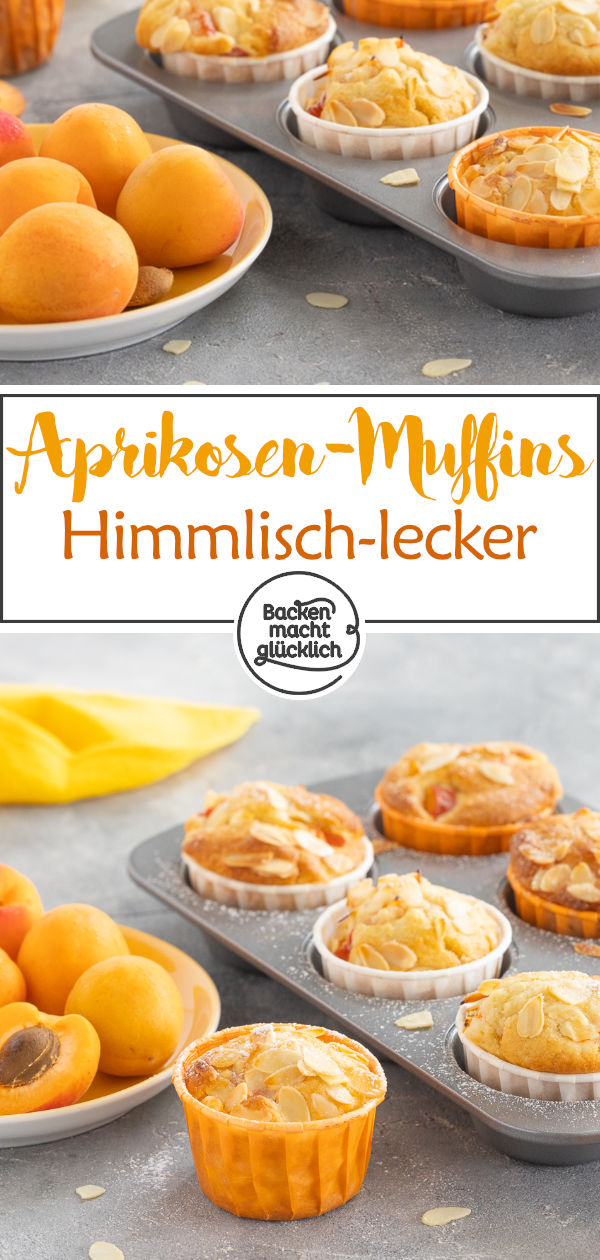 Einfach, schnell, saftig, lecker: Dieses Aprikosen-Muffins sind ein echter Sommerhit! Am besten gleich testen ♥