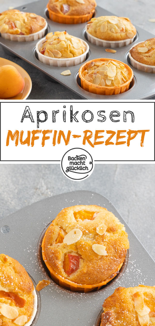 Einfach, schnell, saftig, lecker: Dieses Aprikosen-Muffins sind ein echter Sommerhit! Am besten gleich testen ♥