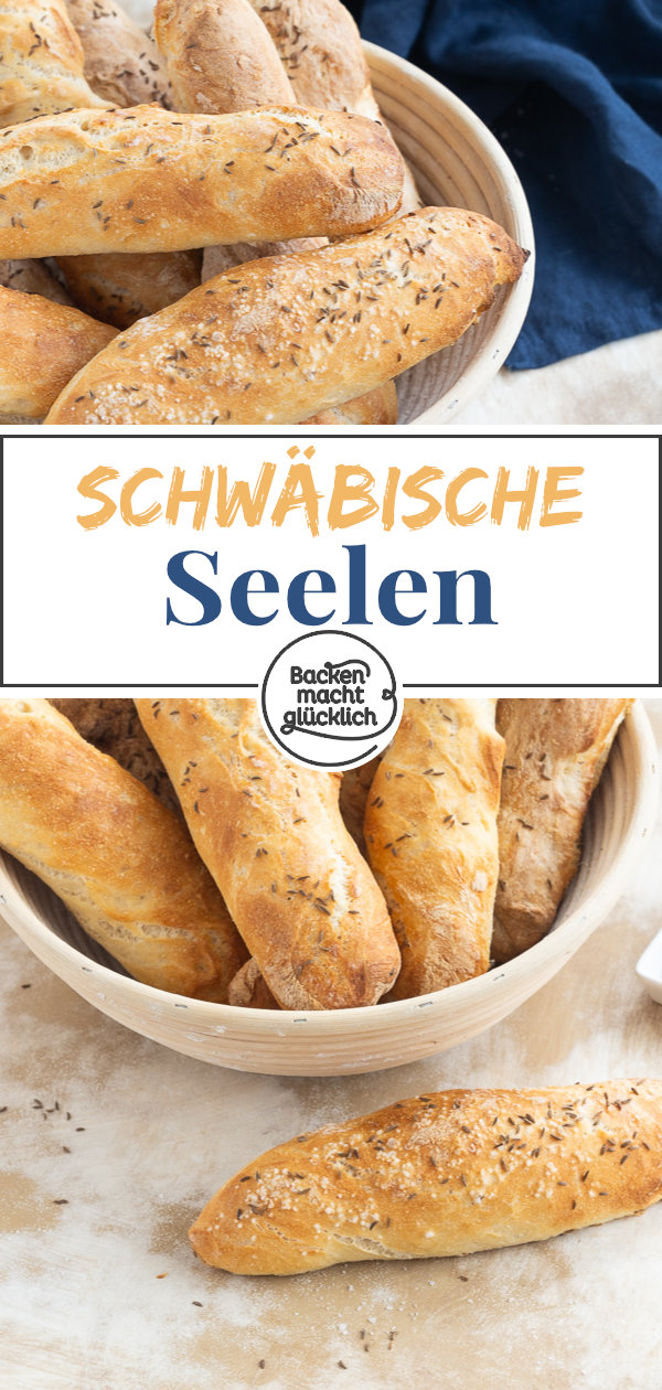 Original-Rezept für Schwäbische Seelen über Nacht: super aromatisch, mit genialer Kruste, innen weich und saftig.