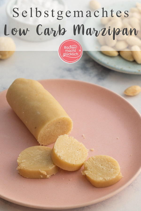 Köstliches Low Carb Marzipan ohne Zucker selber machen ist super einfach. Dieses Blitzrezept aus 2 Zutaten müsst ihr testen!