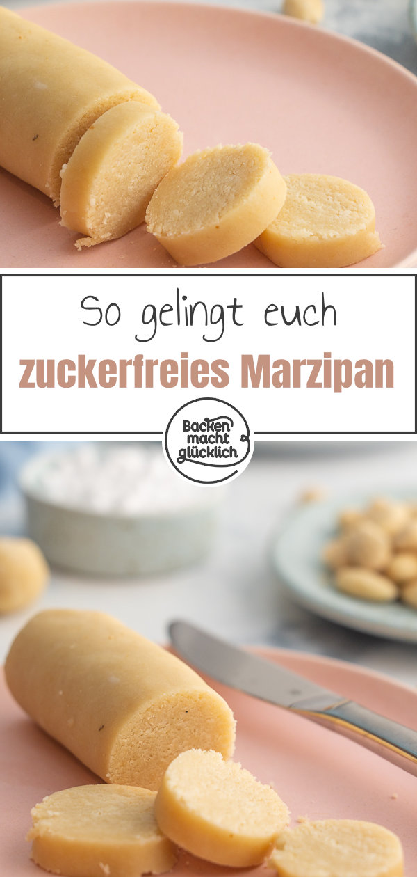 Köstliches Low Carb Marzipan ohne Zucker selber machen ist super einfach. Dieses Blitzrezept aus 2 Zutaten müsst ihr testen!