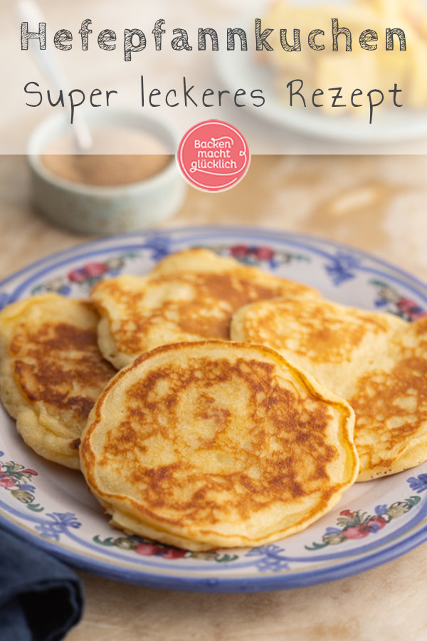 Omas Hefepfannkuchen sind die besten: einfach, fluffig und lecker ♥ Dieses Rezept für Pfannkuchen aus Hefeteig müsst ihr testen!