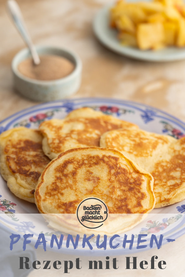 Omas Hefepfannkuchen sind die besten: einfach, fluffig und lecker ♥ Dieses Rezept für Pfannkuchen aus Hefeteig müsst ihr testen!