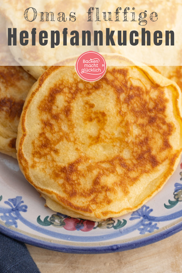 Omas Hefepfannkuchen sind die besten: einfach, fluffig und lecker ♥ Dieses Rezept für Pfannkuchen aus Hefeteig müsst ihr testen!