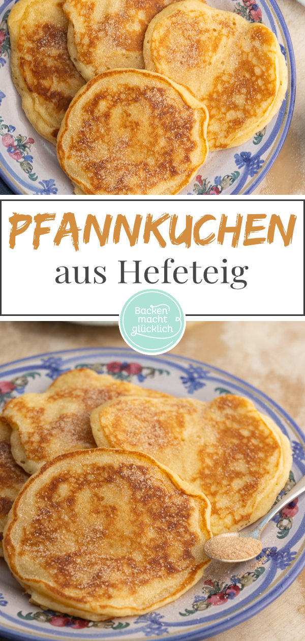 Omas Hefepfannkuchen sind die besten: einfach, fluffig und lecker ♥ Dieses Rezept für Pfannkuchen aus Hefeteig müsst ihr testen!