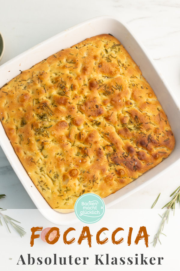 Einfaches Grundrezept für klassische Focaccia. So gelingt euch das perfekte italienische Fladenbrot: herrlich aromatisch und fluffig.