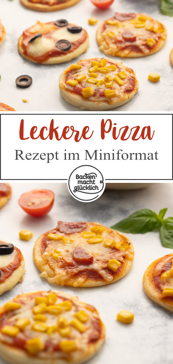 Mini-Pizza kommt immer gut an: schnell, einfach, perfekt für Buffets, Partys & Geburtstage. Das Mini-Pizzen-Rezept müsst ihr testen!