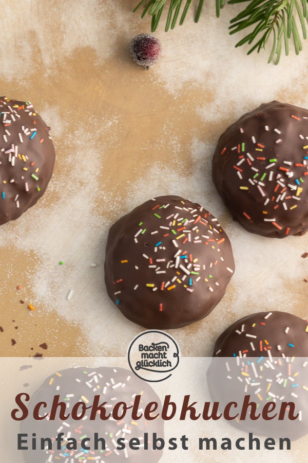 Das beste Rezept für selbstgemachte Schoko-Lebkuchen. Einfach, schnell, saftig, lecker.