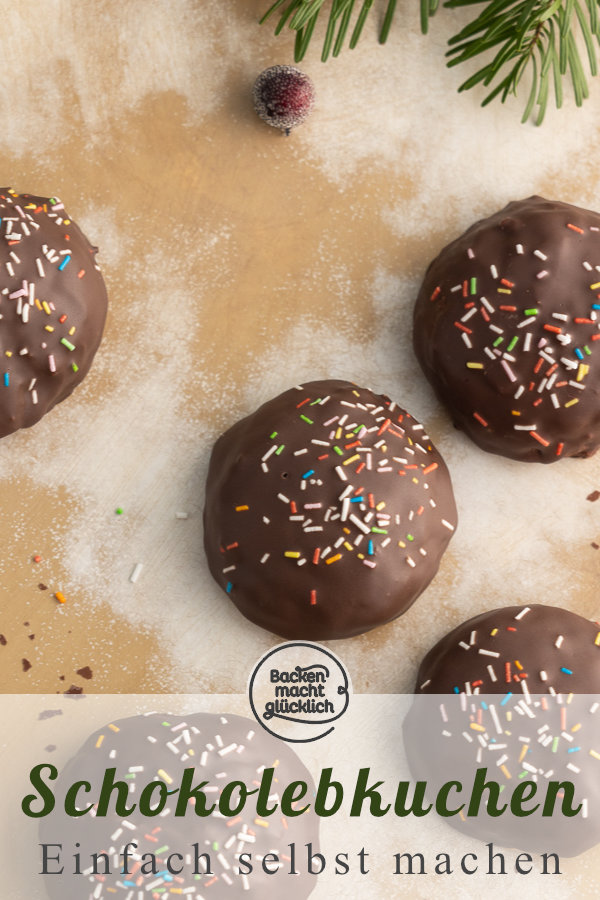 Das beste Rezept für selbstgemachte Schoko-Lebkuchen. Einfach, schnell, saftig, lecker.