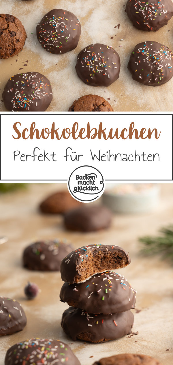 Das beste Rezept für selbstgemachte Schoko-Lebkuchen. Einfach, schnell, saftig, lecker.