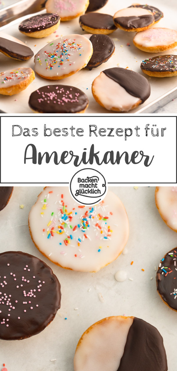 Wer Amerikaner wie vom Bäcker selber machen mag, liegt mit diesem Rezept richtig. Saftig & schnell gemacht!