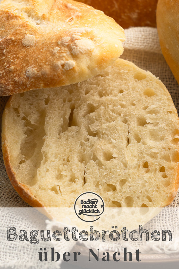 Mit diesem alltagstauglichen Baguettebrötchen-Rezept könnt ihr auf komplizierte Techniken oder Spezialzubehör verzichten.