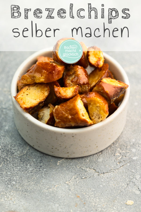 Knusprig, crunchy, karamellisiert: Blitzschneller Snack und beste Resteverwertung für altes Laugengebäck!