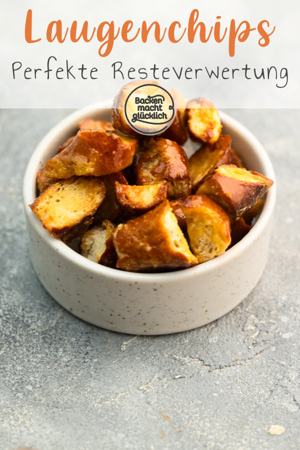 Knusprig, crunchy, karamellisiert: Blitzschneller Snack und beste Resteverwertung für altes Laugengebäck!