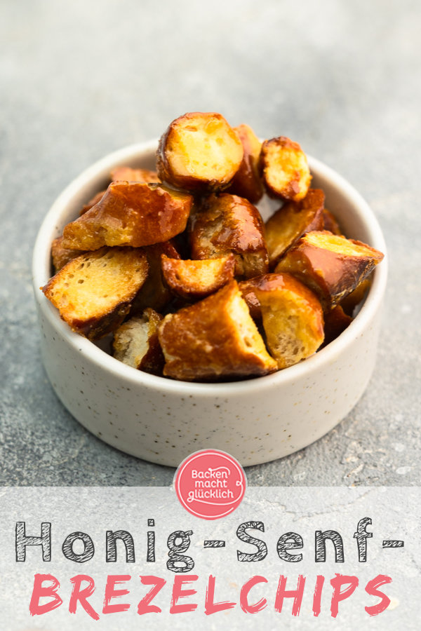 Knusprig, crunchy, karamellisiert: Blitzschneller Snack und beste Resteverwertung für altes Laugengebäck!