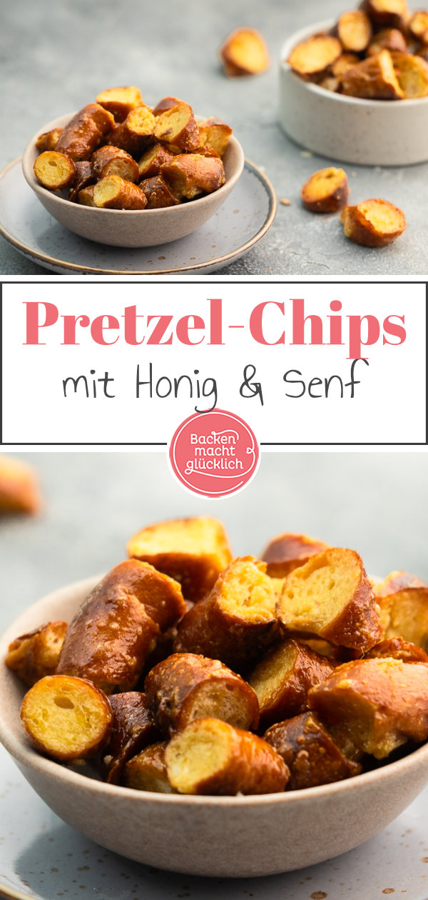 Knusprig, crunchy, karamellisiert: Blitzschneller Snack und beste Resteverwertung für altes Laugengebäck!