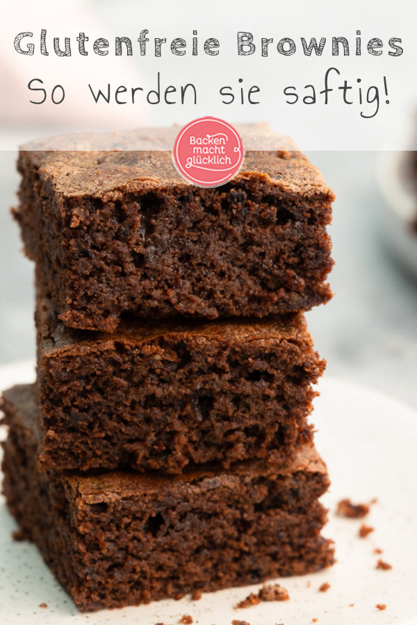 Mit diesem Rezept werden glutenfreie Brownies saftig, chewy und super schokoladig. Einfache Zutaten, schnelle Zubereitung!