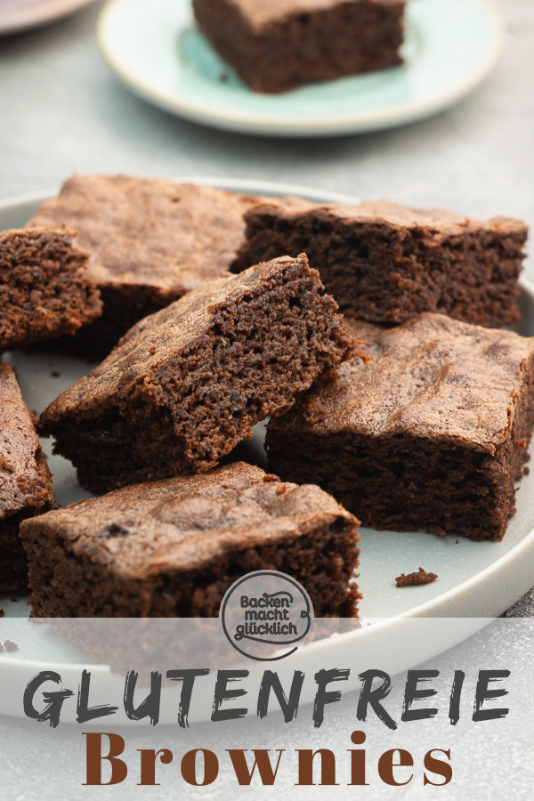 Mit diesem Rezept werden glutenfreie Brownies saftig, chewy und super schokoladig. Einfache Zutaten, schnelle Zubereitung!