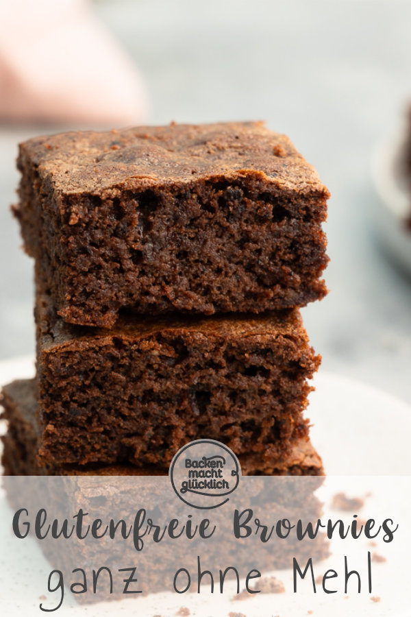 Mit diesem Rezept werden glutenfreie Brownies saftig, chewy und super schokoladig. Einfache Zutaten, schnelle Zubereitung!