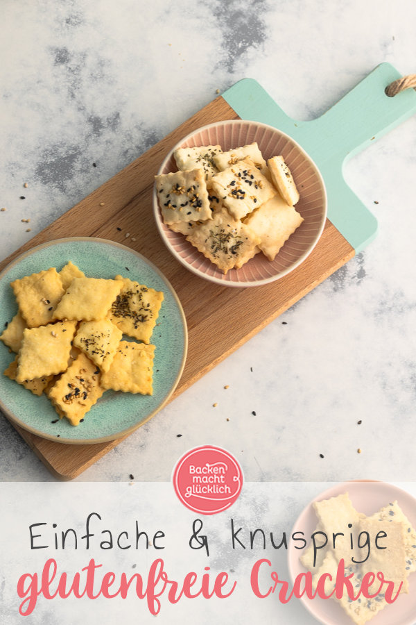 Nur 4 Standard-Zutaten & wenig Aufwand: So einfach kann man knusprige glutenfreie Cracker selber machen!