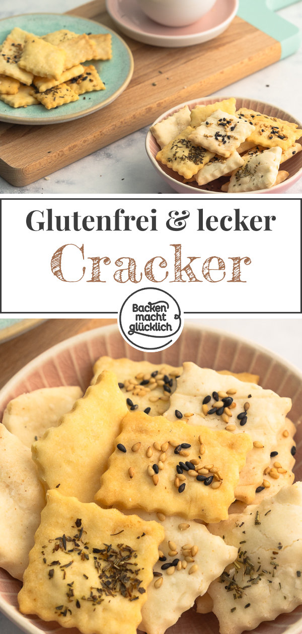 Nur 4 Standard-Zutaten & wenig Aufwand: So einfach kann man knusprige glutenfreie Cracker selber machen!