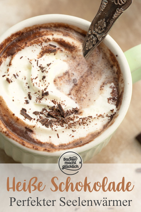 Einfaches 10-Minuten-Rezept für köstliche Trinkschokolade. Besser als im Café!