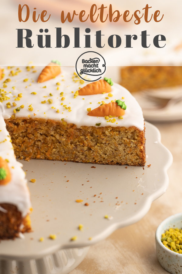Ein saftiger Möhrenkuchen gehört einfach zum Osterfest! Diesen köstlichen Karottenkuchen ohne Mehl liebt die ganze Familie!