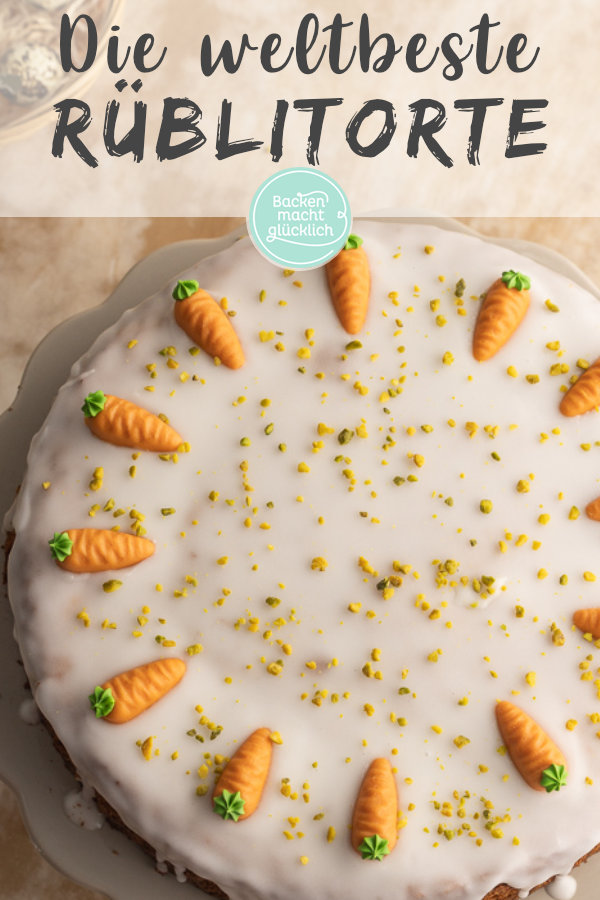 Ein saftiger Möhrenkuchen gehört einfach zum Osterfest! Diesen köstlichen Karottenkuchen ohne Mehl liebt die ganze Familie!