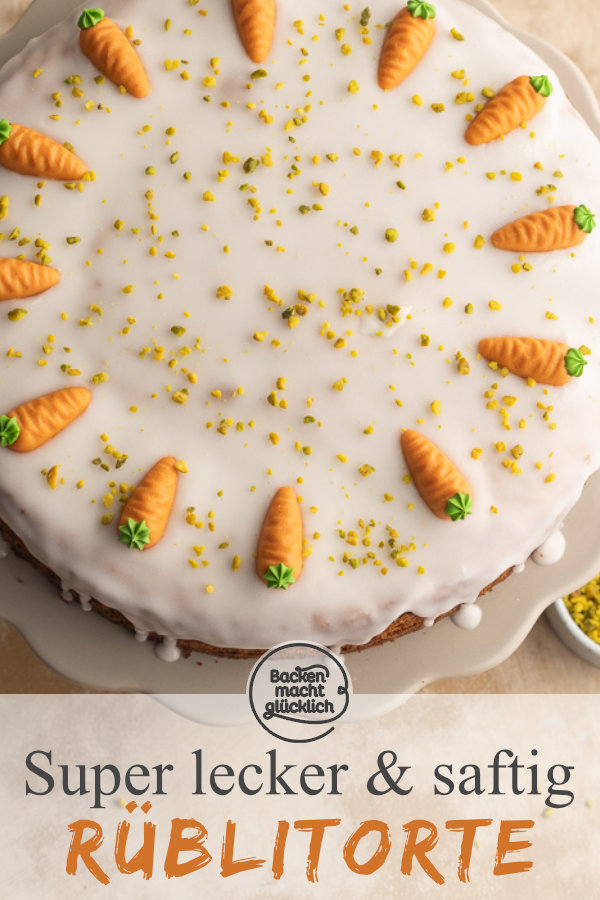 Ein saftiger Möhrenkuchen gehört einfach zum Osterfest! Diesen köstlichen Karottenkuchen ohne Mehl liebt die ganze Familie!