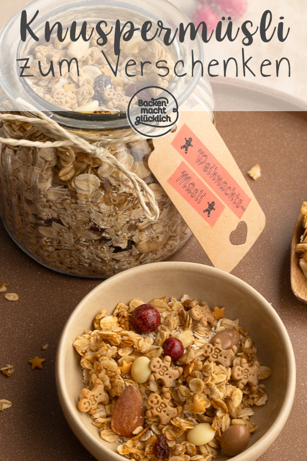 Dieses Granola ist ein tolles Geschenk aus der Küche, das sich wunderbar personalisieren lässt
