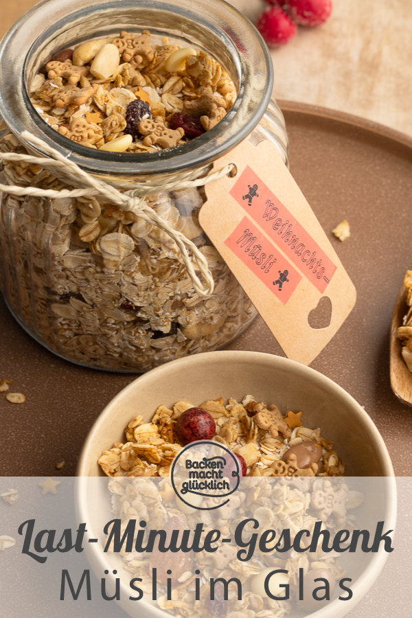 Dieses Granola ist ein tolles Geschenk aus der Küche, das sich wunderbar personalisieren lässt