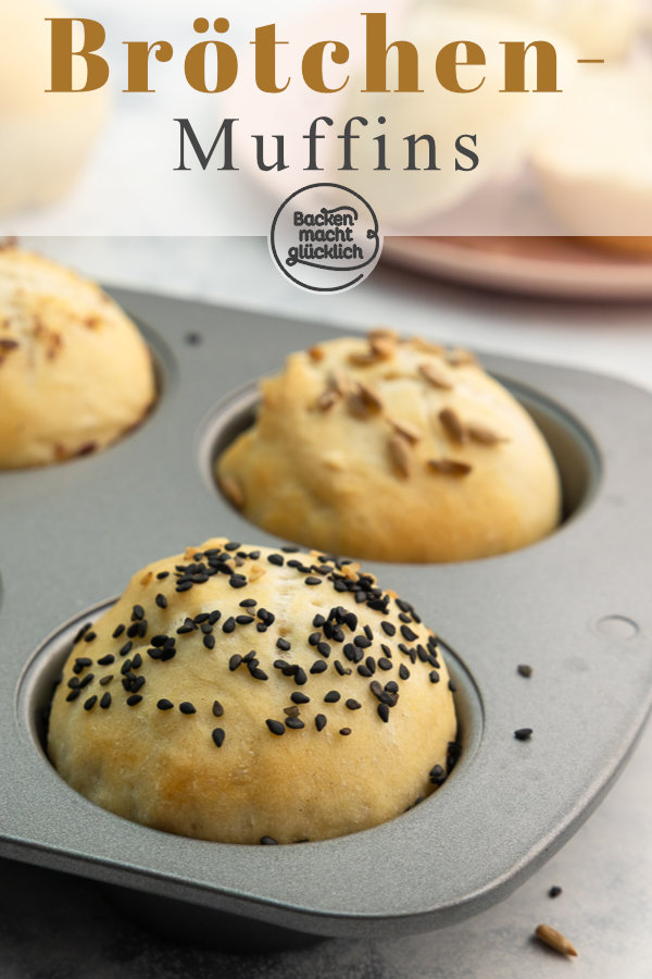 Einfache, schnelle Brötchen aus der Muffinform. Perfekt für viele Anlässe von Party über Buffet bis Brunch. Gelingt auch Anfängern!