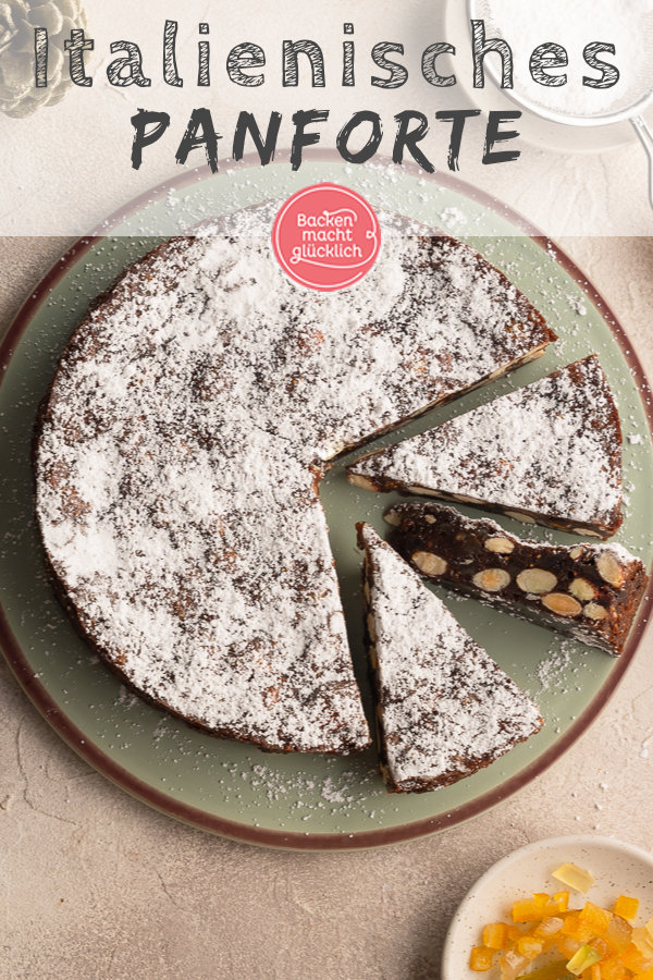 So einfach kann man Panforte selber machen, das beliebte italienische Weihnachtsgebäck aus Mandeln, Früchten und Honig.