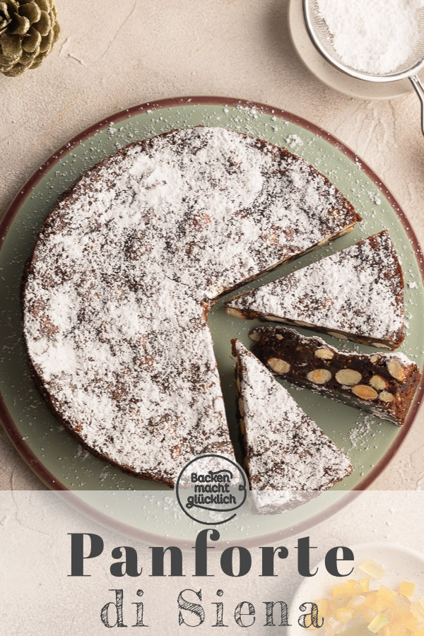 So einfach kann man Panforte selber machen, das beliebte italienische Weihnachtsgebäck aus Mandeln, Früchten und Honig.