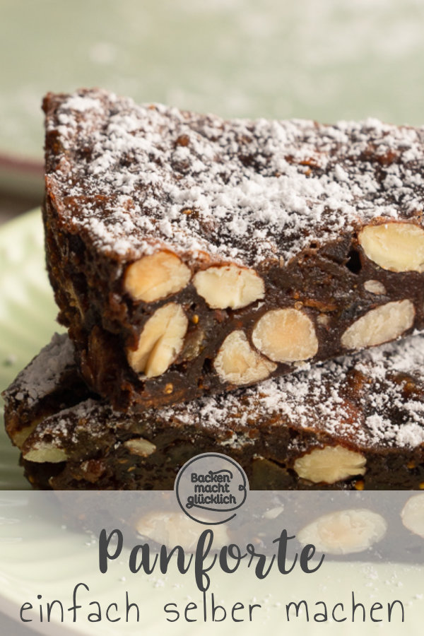 So einfach kann man Panforte selber machen, das beliebte italienische Weihnachtsgebäck aus Mandeln, Früchten und Honig.