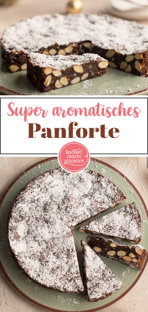 So einfach kann man Panforte selber machen, das beliebte italienische Weihnachtsgebäck aus Mandeln, Früchten und Honig.