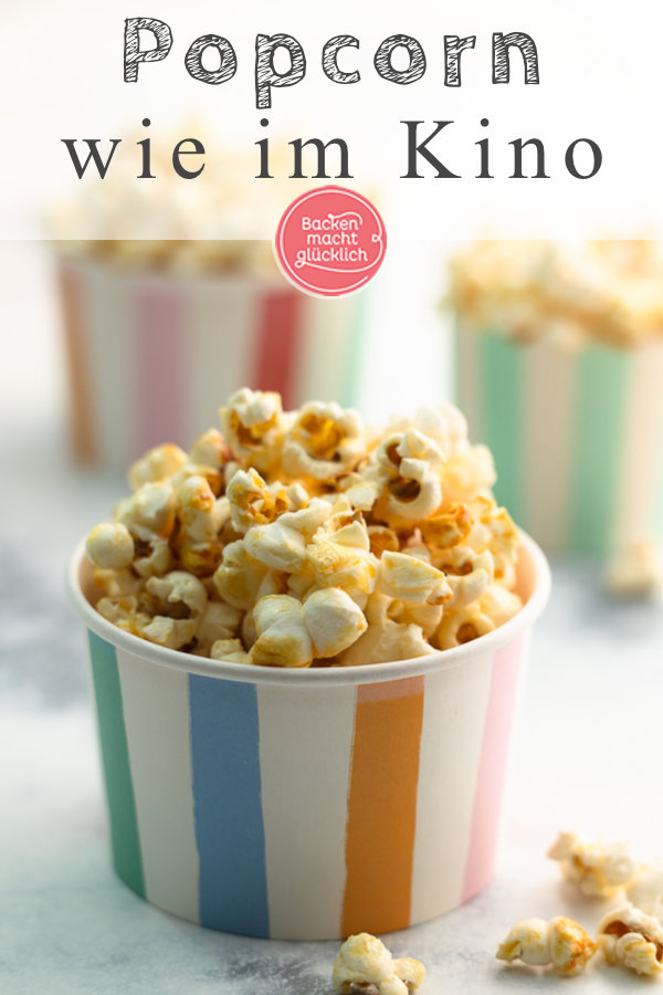 Popcorn wie im Kino machen ist so einfach! Dieses Rezept müsst ihr testen: 3 Zutaten, 10 Minuten Zeit, knuspriges Ergebnis.