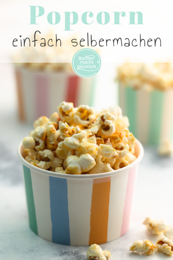 Popcorn wie im Kino machen ist so einfach! Dieses Rezept müsst ihr testen: 3 Zutaten, 10 Minuten Zeit, knuspriges Ergebnis.