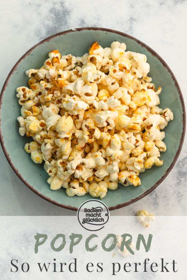 Popcorn wie im Kino machen ist so einfach! Dieses Rezept müsst ihr testen: 3 Zutaten, 10 Minuten Zeit, knuspriges Ergebnis.
