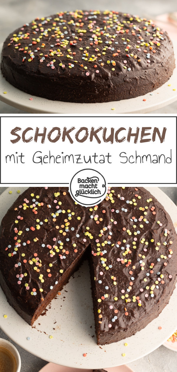 Einfaches Blitzrezept für extra saftigen Schokoladenkuchen mit Schmand: Kommt garantiert gut an! Perfekt für Feiern und Feste
