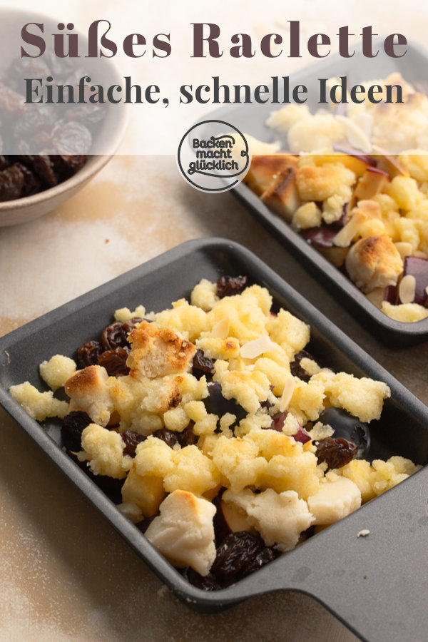 Lust auf süßes Raclette? Diese 3 schnellen Raclette-Desserts kommen immer gut an. Perfekt für Weihnachten & Silvester!